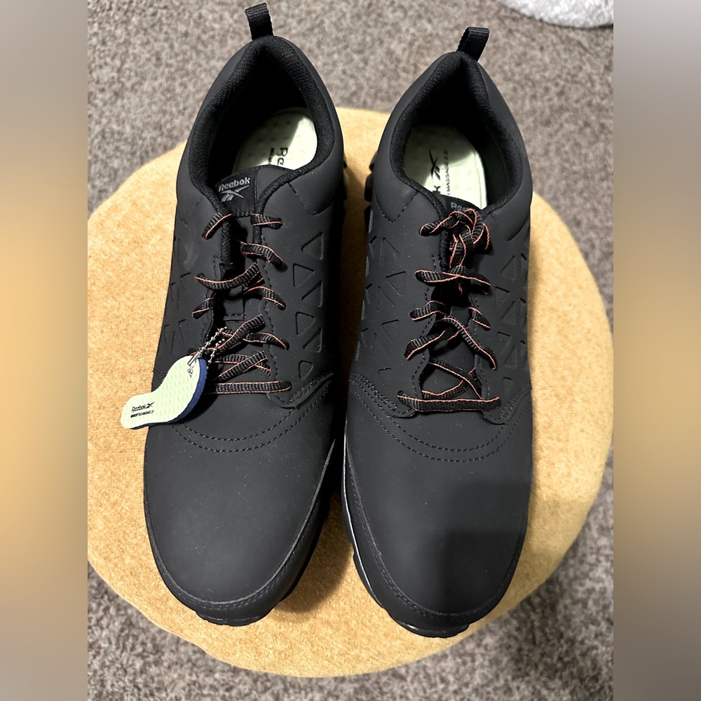 Reebok Men's Black composite toe work shoes